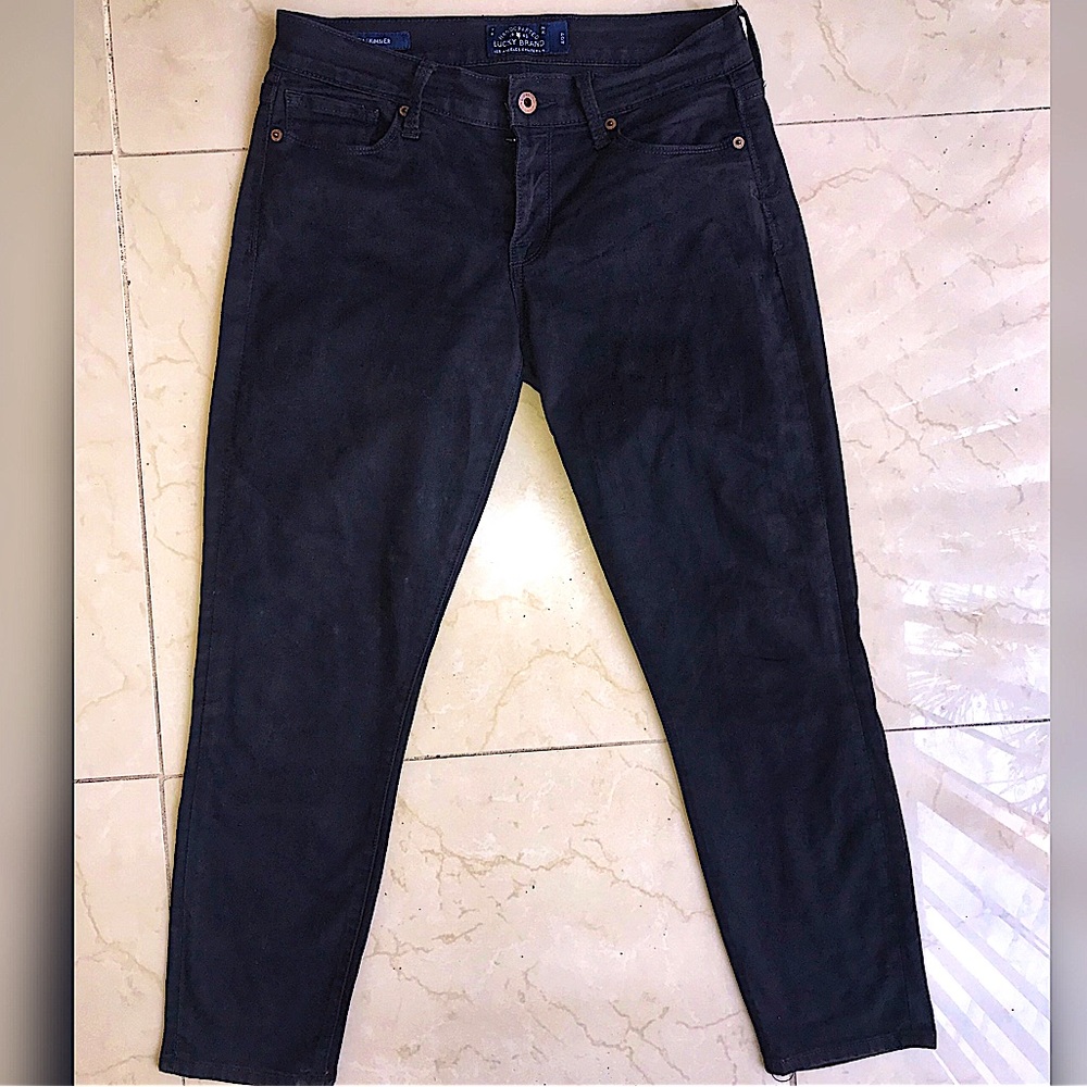 Lucky Brand Black Straight Jeans